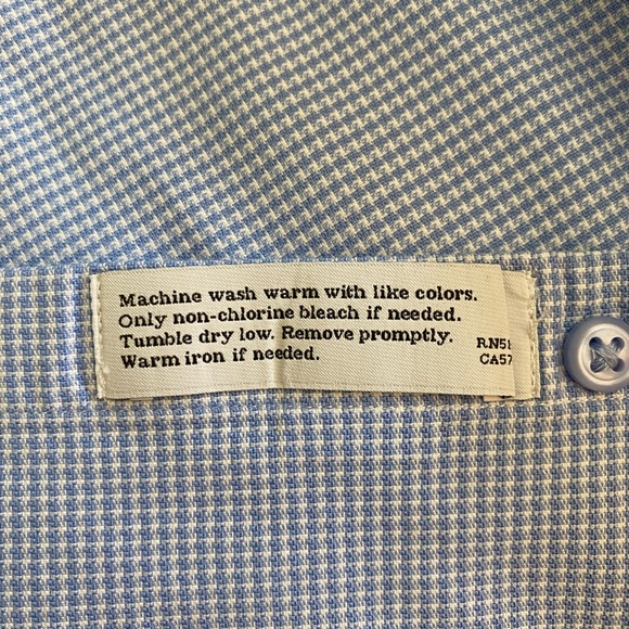 Nordstrom Tech-Smart Trim Fit Washable Dress Shirt Size 14 1/2 32/33 - Picture 2 of 6